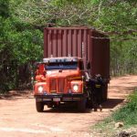 Ankunft Container
