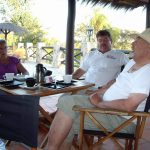 Abschiedskaffee am Pool Abschiedskaffee am Pool